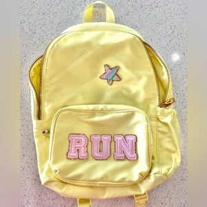 Stoney Clover Lane for Target Backpack - yellow. RUN patches.